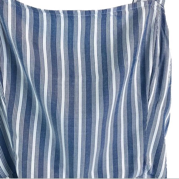 Hollister Striped Ruffle-Hem Mini Dress- Med - Picture 4 of 6
